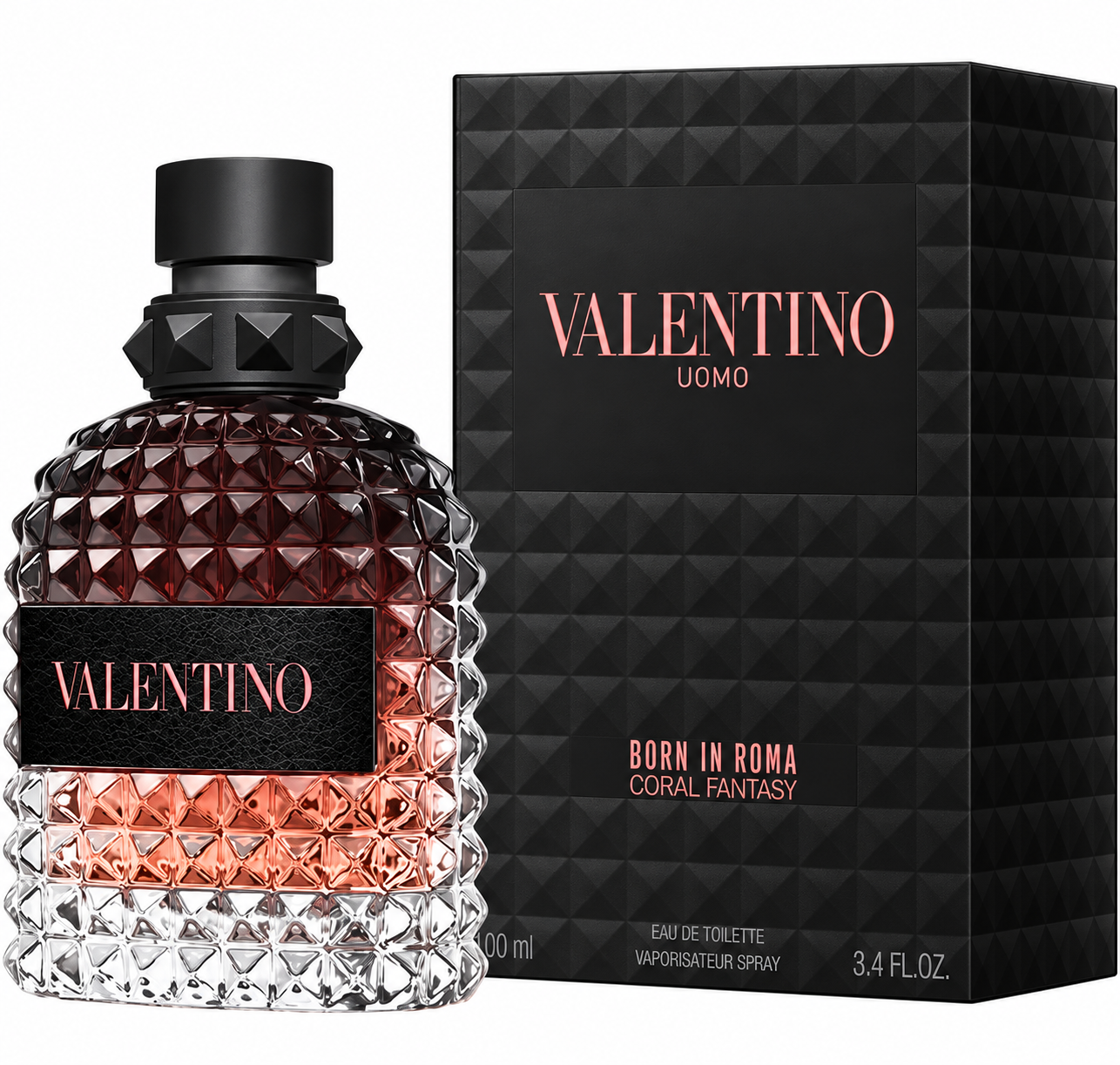 Valentino Born in Roma Coral Fantasy, botella y caja